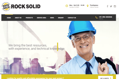 Rock Solid Blue Metal